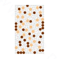 Dot Crystal Bling Diamond Rhinestone Jewellery stickers for mobile phone cases covers - Brown