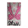 Bowknot Crystal Bling Diamond Rhinestone Jewellery stickers for mobile phone cases covers - Pink