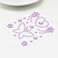 Purple Butterfly Crystal Bling Rhinestone mobile phone DIY Craft Jewelry Stickers