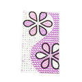 Purple Sunflower Crystal Bling Rhinestone mobile phone DIY Craft Jewelry Stickers