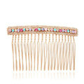 Hair Jewelry Crystal Rhinestone Metal Hair Pin Comb Clip - Multicolor