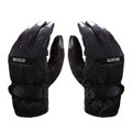 Allfond men winter thermal outdoor sport cold-proof ski motorcycle riding leather Gloves - Black