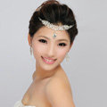 Unique Wedding Jewelry Sets Swan Flower Crystal Tiara & Earrings & Bridal Rhinestone Necklace