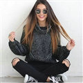 Winter Sweater Women New Turtleneck Solid Short Knitted - Black