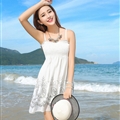 Cute Dresses Summer Girls Affordable Flower Bohemian Coast Chiffon - White