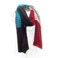 Cheap Zebra Print Scarves Wrap Women Winter Warm Cashmere 200*45CM - Brown Red