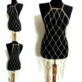 New Mesh Full Body Chain Long Metal Necklaces Bikini Waist Belly Dress Decro Jewelry - Gold