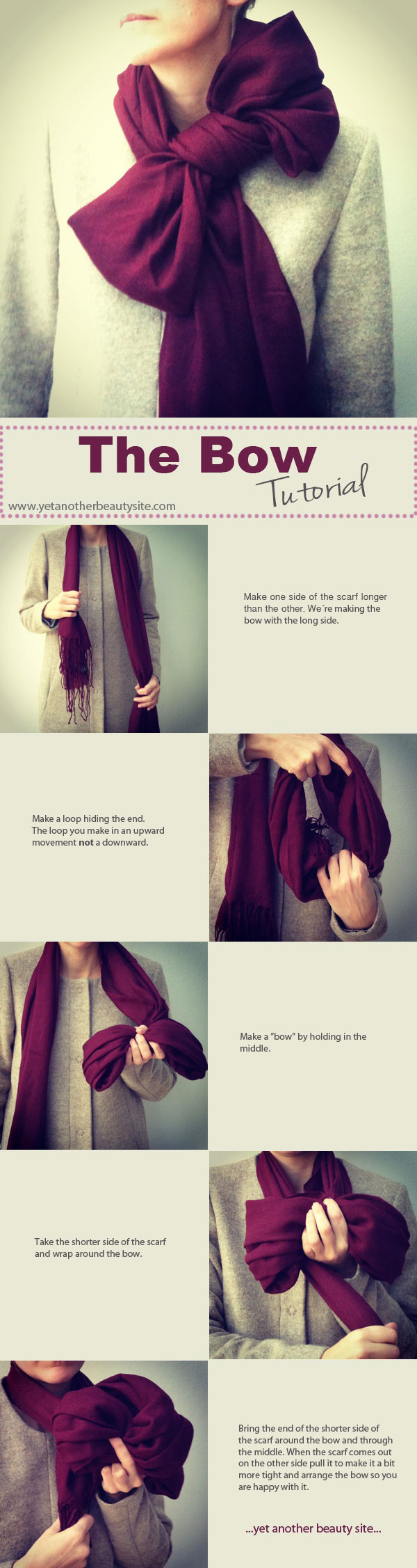 how to wear a scarf