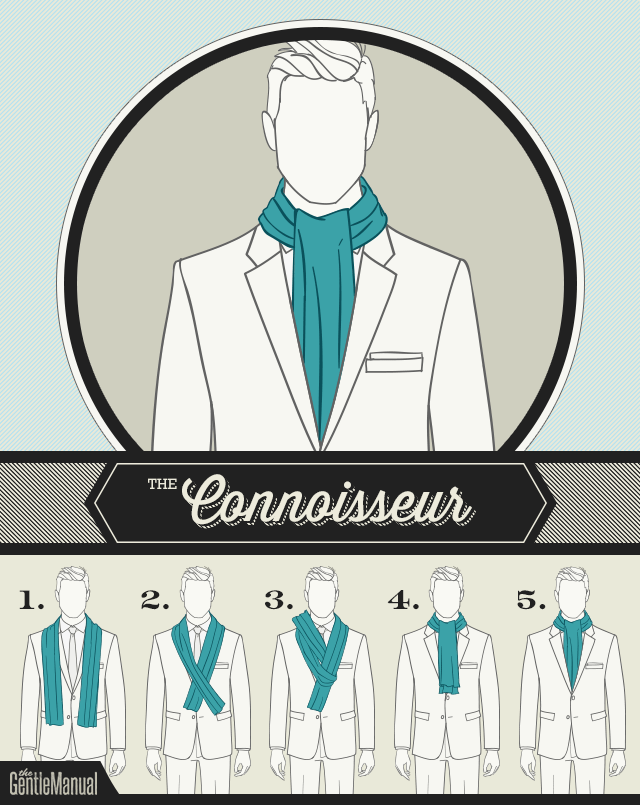 6 Ways to Wear a Men's Scarf: The Connoisseur