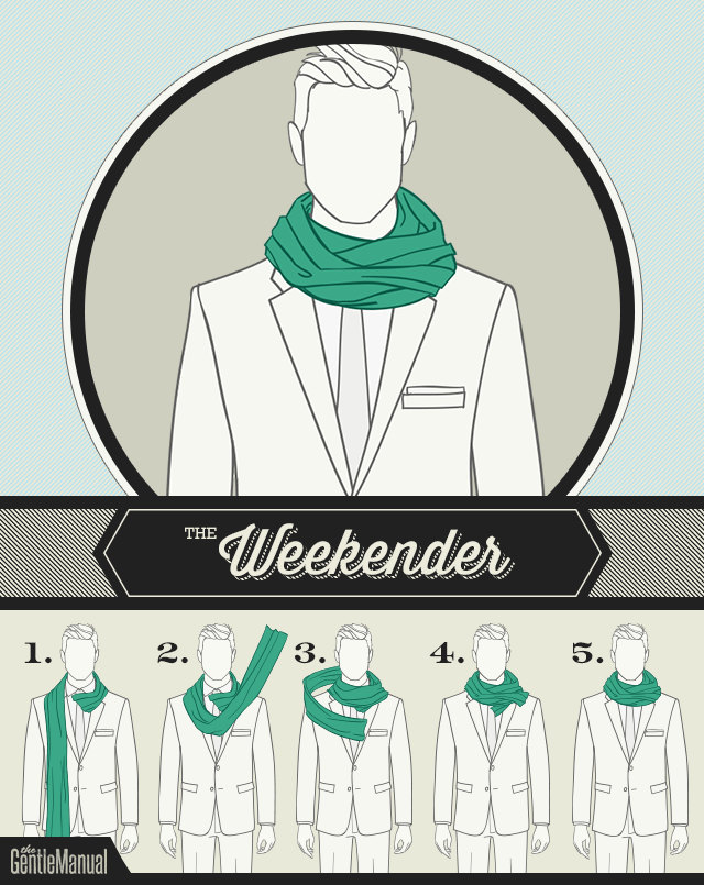 The Weekender scarf knot