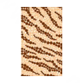 Zebra Crystal Bling Diamond Rhinestone Jewellery stickers for mobile phone cases covers - Brown