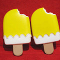 DIY Deco Kit 3D Sucker doll Yellow ice lolly Bling Cell Phone Crystal Case Cover