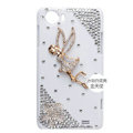Angel Bling Crystal Case Rhinestone Cover shell for OPPO finder X907 - Gold