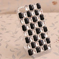 Bling Crystal Case Rhinestone Cover for iPhone 4G 4S - Black