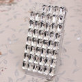 Bling Crystal Case Rhinestone Cover for iPhone 4G 4S - White