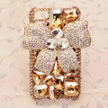Bowknot Bling Crystal Case Rhinestone Cover shell for iPhone 5 - Champagne