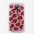 Leopard Bling Crystal Case Rhinestone Cover for Samsung i9250 GALAXY Nexus Prime i515 - Pink