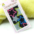 Black Star Crystal Bling Rhinestone mobile phone DIY Craft Jewelry Stickers