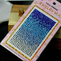Blue Gradient Crystal Bling Rhinestone mobile phone DIY Craft Jewelry Stickers