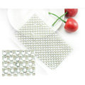 White Crystal Pearl Bling Diamond Rhinestone mobile phone DIY Craft Jewelry Stickers