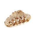 Hair Jewelry Rhinestone Crystal Full Diamond Hair Clip Claw Clamp - Champagne