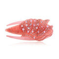 Hair Jewelry Rhinestone Crystal Ice cream Hairpin Hair Clip Claw Clamp - Pink