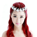 Bridal Jewelry crystal bead pearl headpiece headband floral Wedding hair accessories