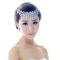 Bridal Jewelry crystal headband headpiece floral tassels Wedding hair accessories