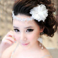 Bride Wedding Jewelry Crystal Beaded Headpiece Headband Flower Hair accessory