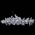 Wedding Bride Jewelry Crystal Lace Pearl Headband Headpiece Butterfly Hair Accessories