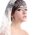 Wedding Bride Jewelry Crystal Tiaras Crown tassels Headpiece Headband Hair Accessories