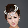 Wedding Bride Jewelry Pearl Crystal Tiaras Headpiece Headband Hair Accessories