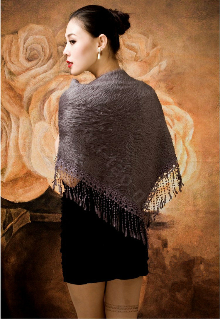Buy Wholesale Autumn and Winter Mink Cashmere wool Scarf Shawl Woman ...