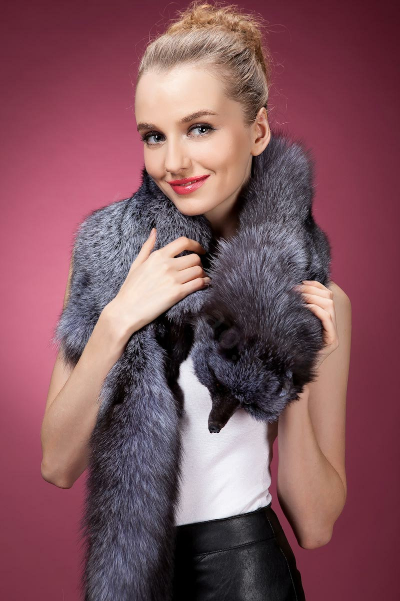 Buy Wholesale Fox fur scarf fashion Women Whole fox fur shawl winter ...