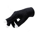 Allfond women touch screen gloves stretch winter warm unisex cashmere gloves - Black