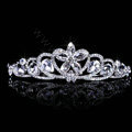 High Quality Bride Flower Rhinestone Crystal Bridal Hair Crowns Tiaras Wedding Accessories