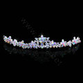 Hot Sell Bride Multicolor Flower Rhinestone Crystal Bridal Hair Crowns Tiaras Wedding Accessories