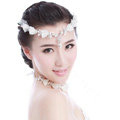 Classic Crystal Bead Pearl Lace Tassel Hairwear Wedding Bride Headband Bridal Hair Accessories