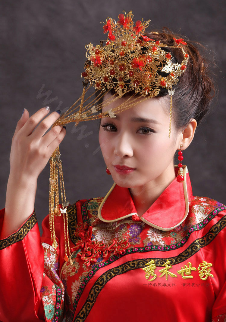 Buy Wholesale Luxury Bride Chinese style Costume Butterfly Buy Wholesale Luxury Bride Chinese style Costume Butterfly