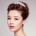 Luxury Elegant Flower Rhinestone Bridal Crown Hairwear Wedding Dress Bride Headband Hair Accessories