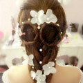 Pearl Flower Handmade Hairwear Wedding Bride Headband Bridal Hair Accessories