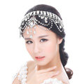 Classic Wedding Jewelry Flower Crystal Tassel Headband Tiaras Bridal Rhinestone Hair Accessories