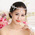 Elegant Wedding Jewelry Crystal Tassel Tiaras Bridal Rhinestone Crown Hair Hoop Accessories