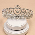 Luxury Fashion Wedding Jewelry Flower Crystal Tiaras Bridal Rhinestone Crown Hair Accessories