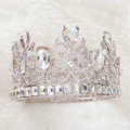 Luxury Wedding Jewelry Crystal Large Domain Tiaras Bridal Rhinestone Crown Hair Accessories