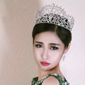 Luxury Wedding Jewelry Flower Crystal Tiaras Bridal Rhinestone Queen Crown Hair Accessories