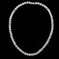 Simple Banquet Wedding Jewelry Sets Diamond Stud Earrings & Bridal Zircon Statement Necklace