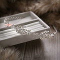 Fashion Wedding Jewellery Rhinestone Crystal Feather Tiaras Bridal Crown Hair Hoop Accessories