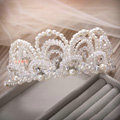 Fashion Wedding Jewellery Rhinestone Pearl Crystal Beads Tiaras Bridal Crown Hair Accessories