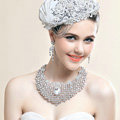 European Fashion Crystal Bridal Necklace Chain Rhinestone Shoulder Chain Wedding Jewelry